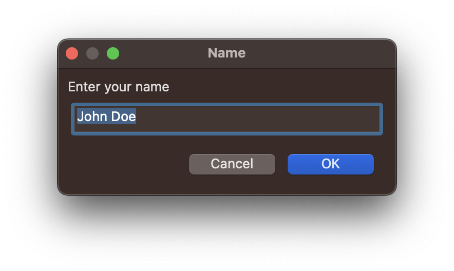 wxWidgets text entry dialog prompting for user input