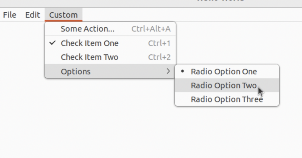 wxWidgets menu with correct icons when launched from terminal on Linux