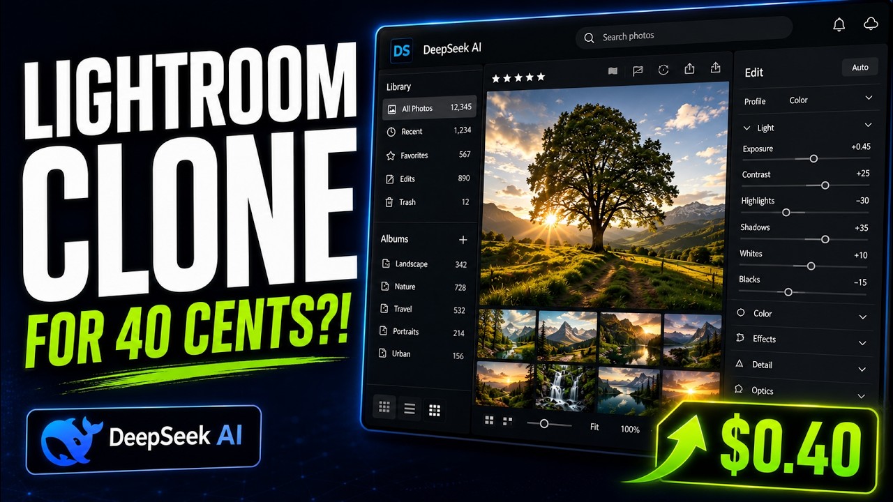 I Built a Lightroom Alternative for $0.40 with AI